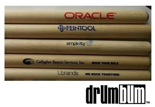 Printed Logo Drumsticks